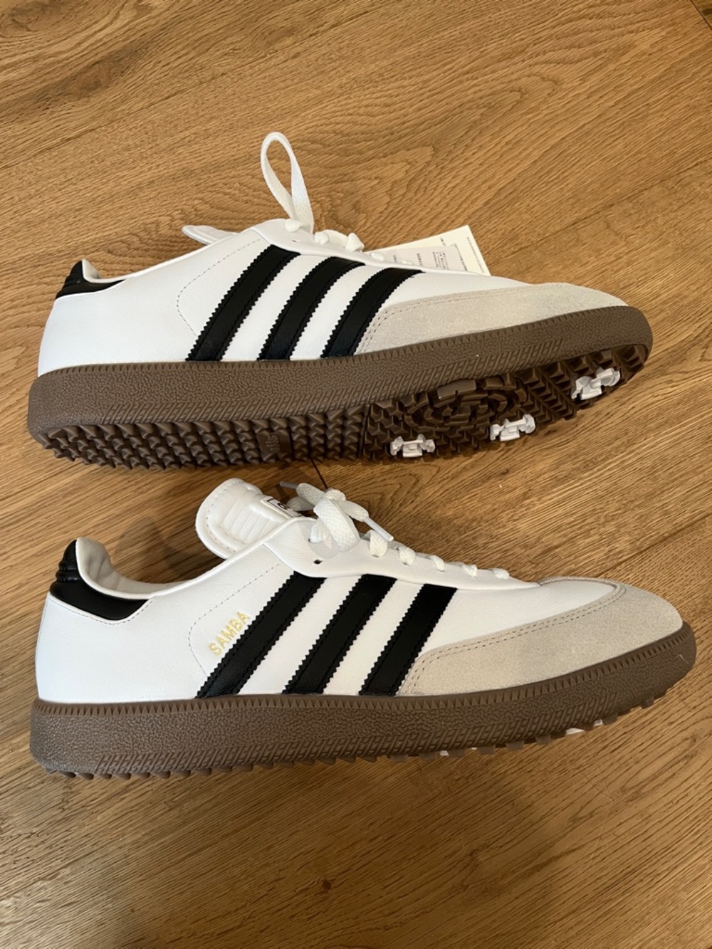 Men's Adidas Golf Originals Men's Samba Spikeless Golf Shoes - Picture 2 of 9